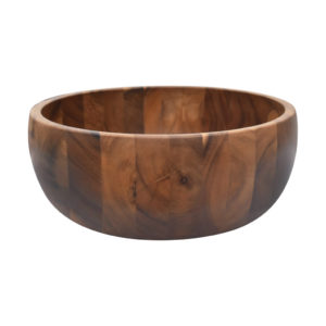 Acacia Wood Round Bowl Extra Large Stackable